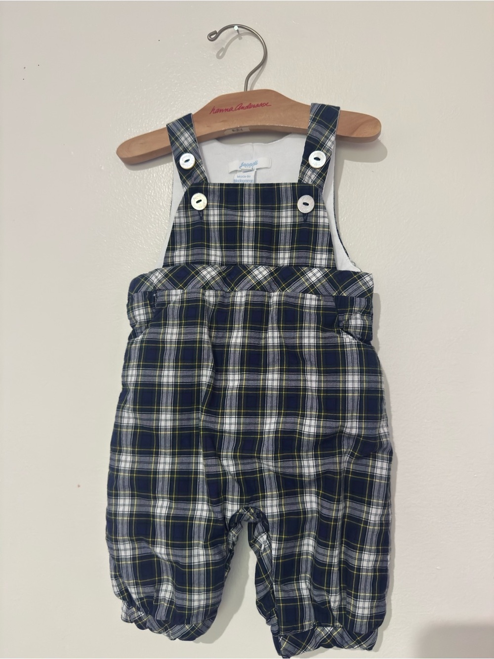 Vintage Plaid Overalls for Kids